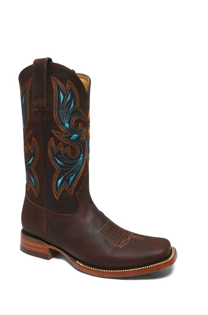 Redhawk Women's Western Boot - Jade Brown