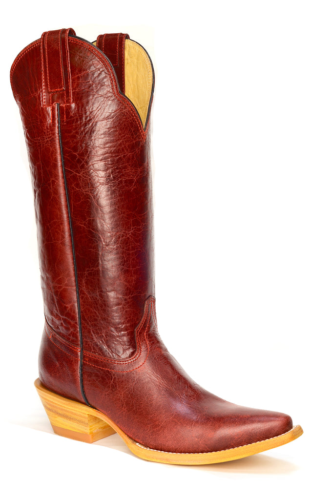 Redhawk Women's Western Boot - Jolene Crimson Red