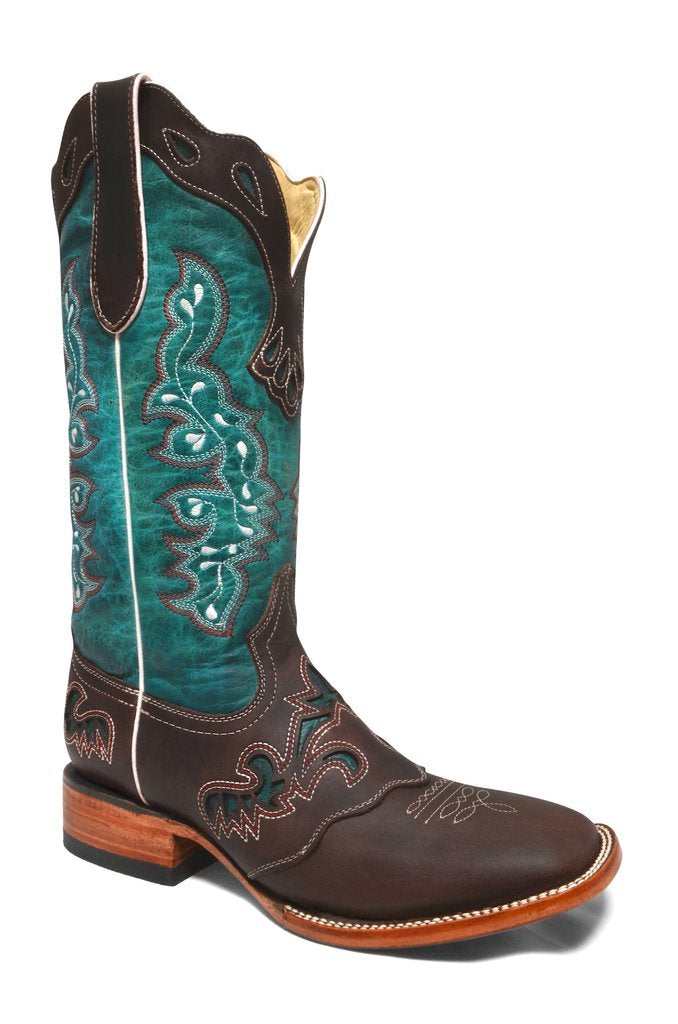 Redhawk Women's Western Boot - Lacey Green