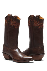 Load image into Gallery viewer, Redhawk Women&#39;s Western Boot - Leslie Walnut
